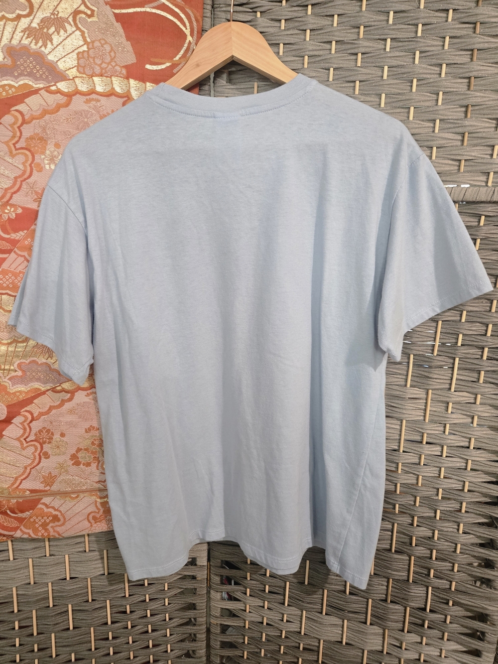 Peanuts Snoopy & Woodstock Light Blue Graphic T-Shirt XL - Picture 6 of 7